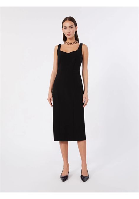 Max Mara Studio Women's MSTSALA Black Technical Cady Princesse Midi Dress Max Mara Studio |  | 2626226035600001